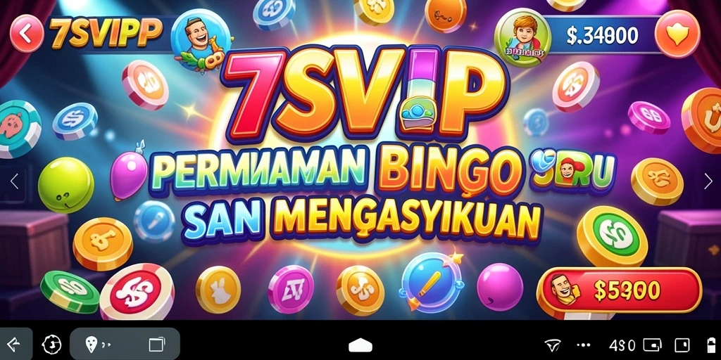 Tampilan gameplay Bingo yang menarik di 7SVIP.