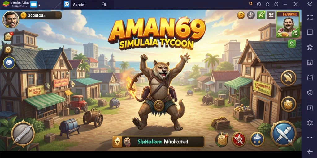 Tampilan gameplay Tycoon yang menarik di AMAN69.