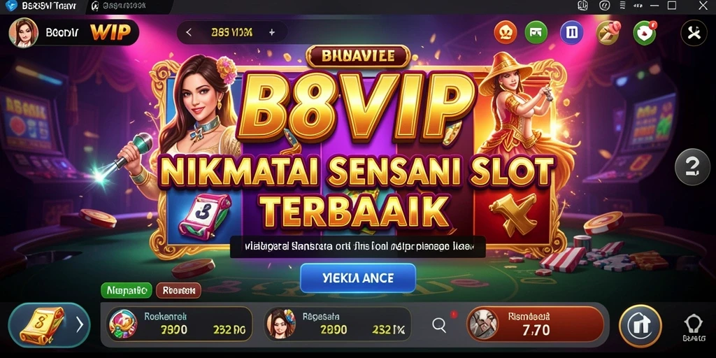 Screenshot game B8VIP yang menunjukkan keseruan gameplay Slot.