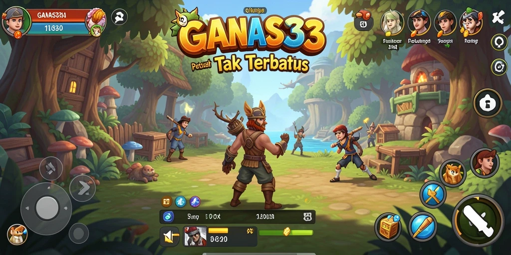 Tampilan gameplay <strong>GANAS33</strong> yang memukau dan dinamis.