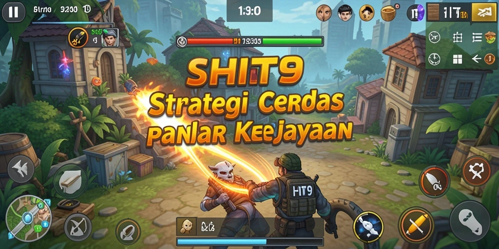 Tampilan gameplay strategi menegangkan di HIT9