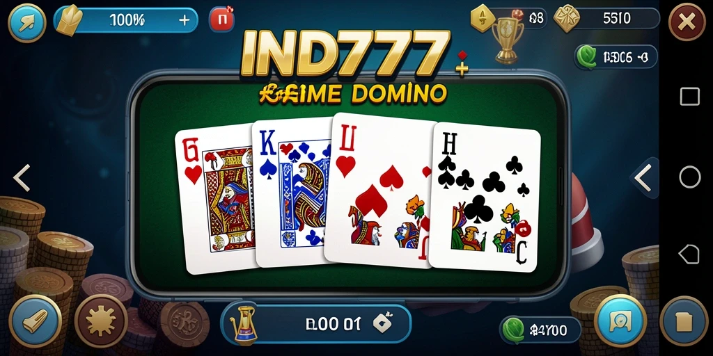 Tampilan gameplay IND777 yang menarik dan interaktif dalam permainan Domino.