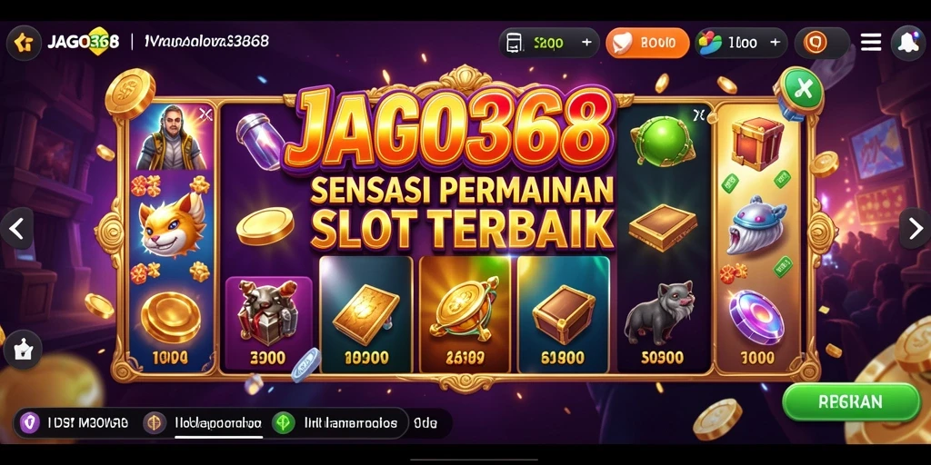 Screenshot utama menampilkan gameplay Slot JAGO368 yang seru.