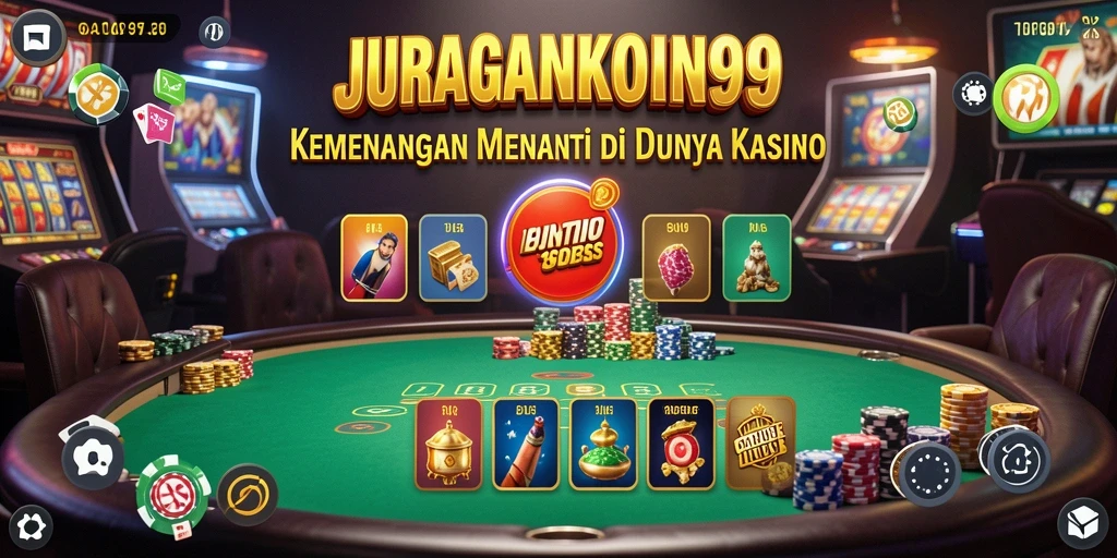 Tampilan menarik dari gameplay di JURAGANKOIN99 dengan berbagai permainan Kasino.