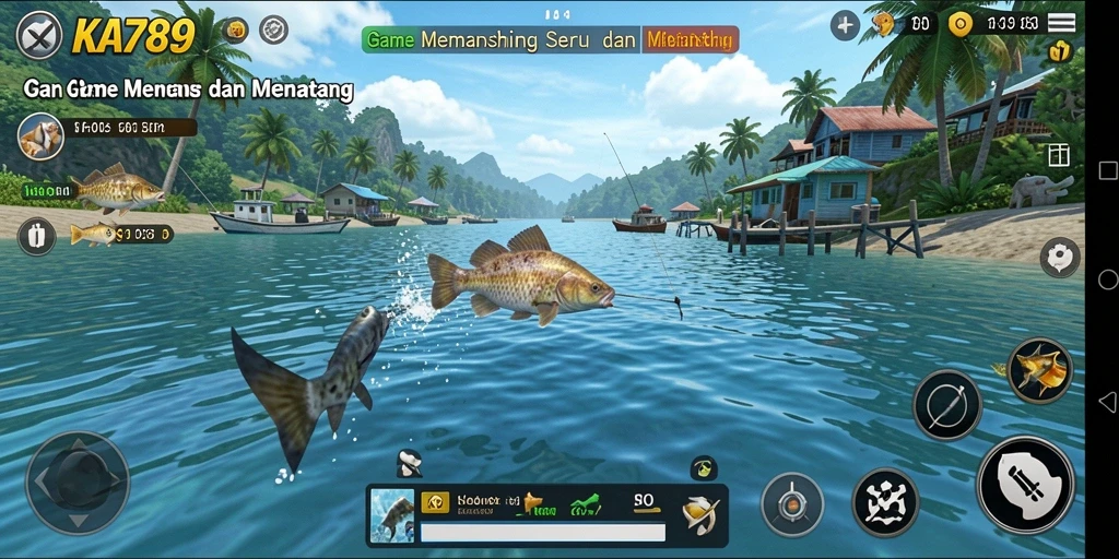 Tampilan gameplay KA789 yang menggugah selera memancing.