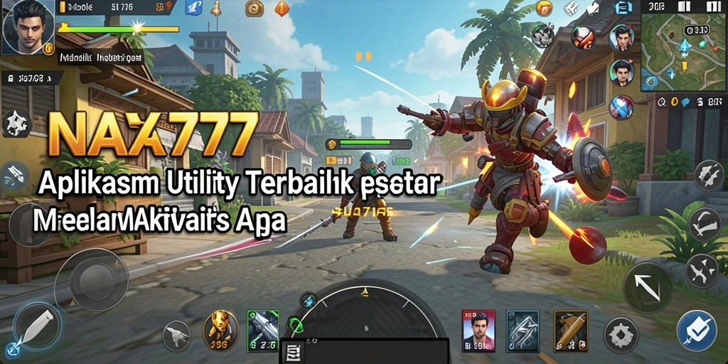 Tampilan utama NA777 dengan fitur-fitur Utility yang berguna.