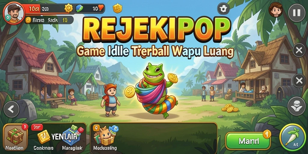 Screenshot gameplay <strong>REJEKIPOP</strong> yang menunjukkan keseruan bermain Idle.