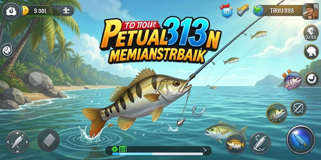 Tampilan gameplay TOTO313 yang menampilkan keseruan memancing.