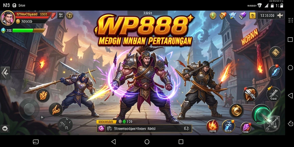 Screenshot gameplay WP888 menampilkan aksi strategis yang mendebarkan.
