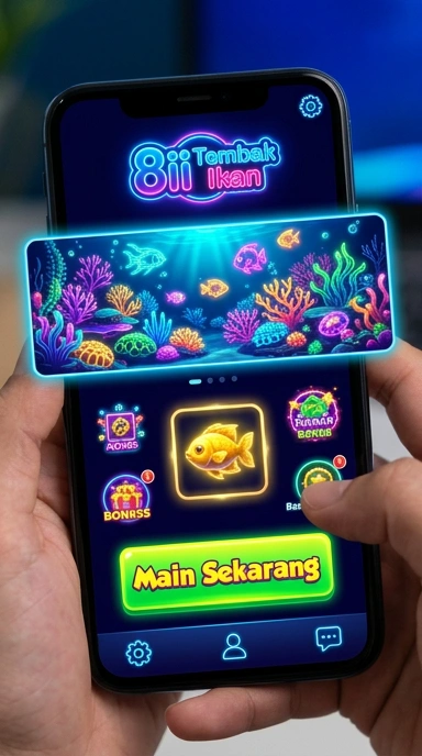 Menu sederhana pada aplikasi 8ii yang mudah dijelajahi.
